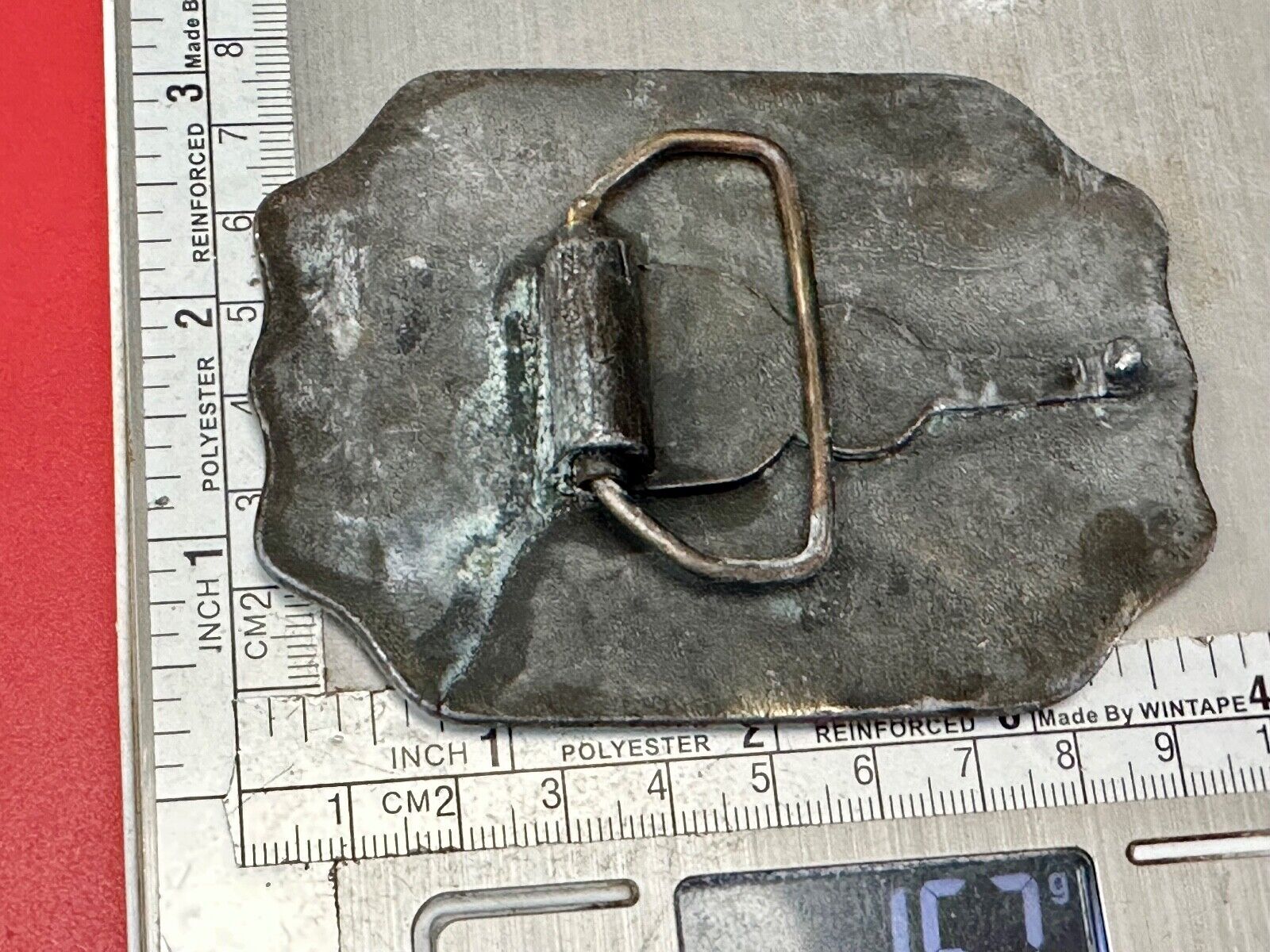 America's Heroes Fire Dept Boston Brass Tone Belt Buckle Horse Wagon