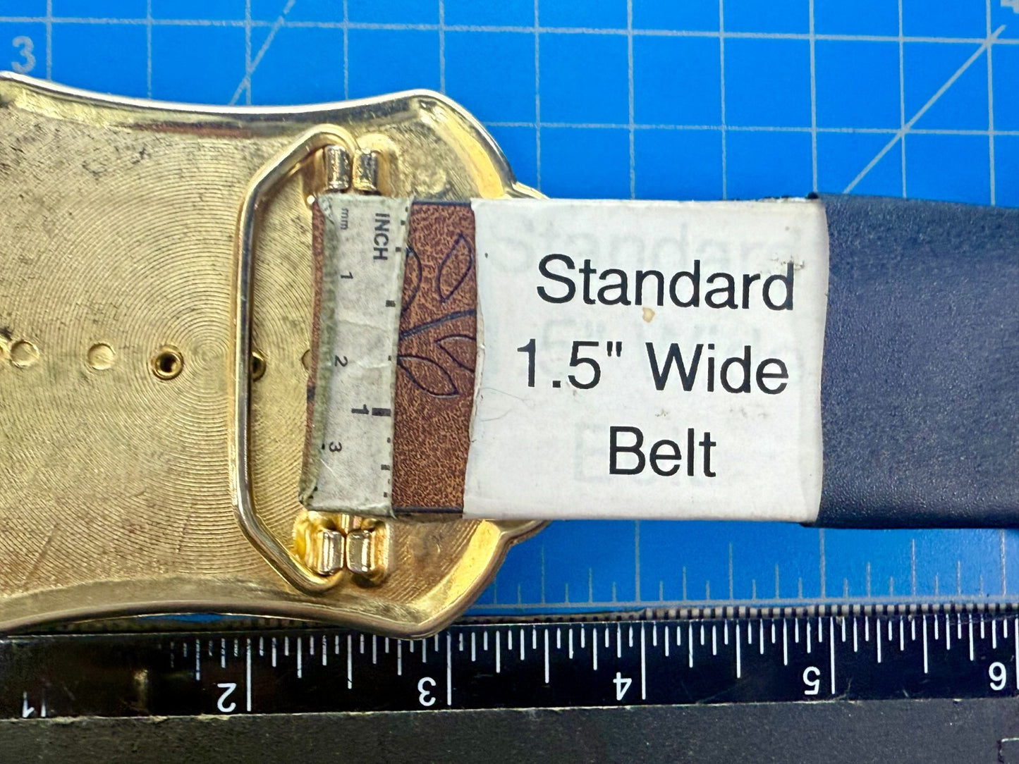 ALASKA Alaskan State Centerpiece on Gold Color Western Style Belt Buckle