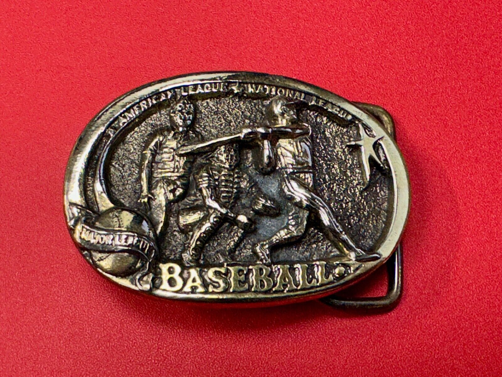 Vintage 1983 Baseball SPORTS GAME Commemorative National Team League belt buckle
