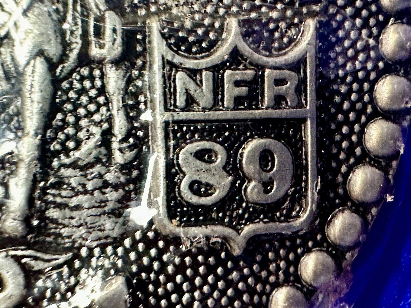 1989 Hesston National Finals Rodeo NFR NOS Collectors Adult Belt Buckle in wrap