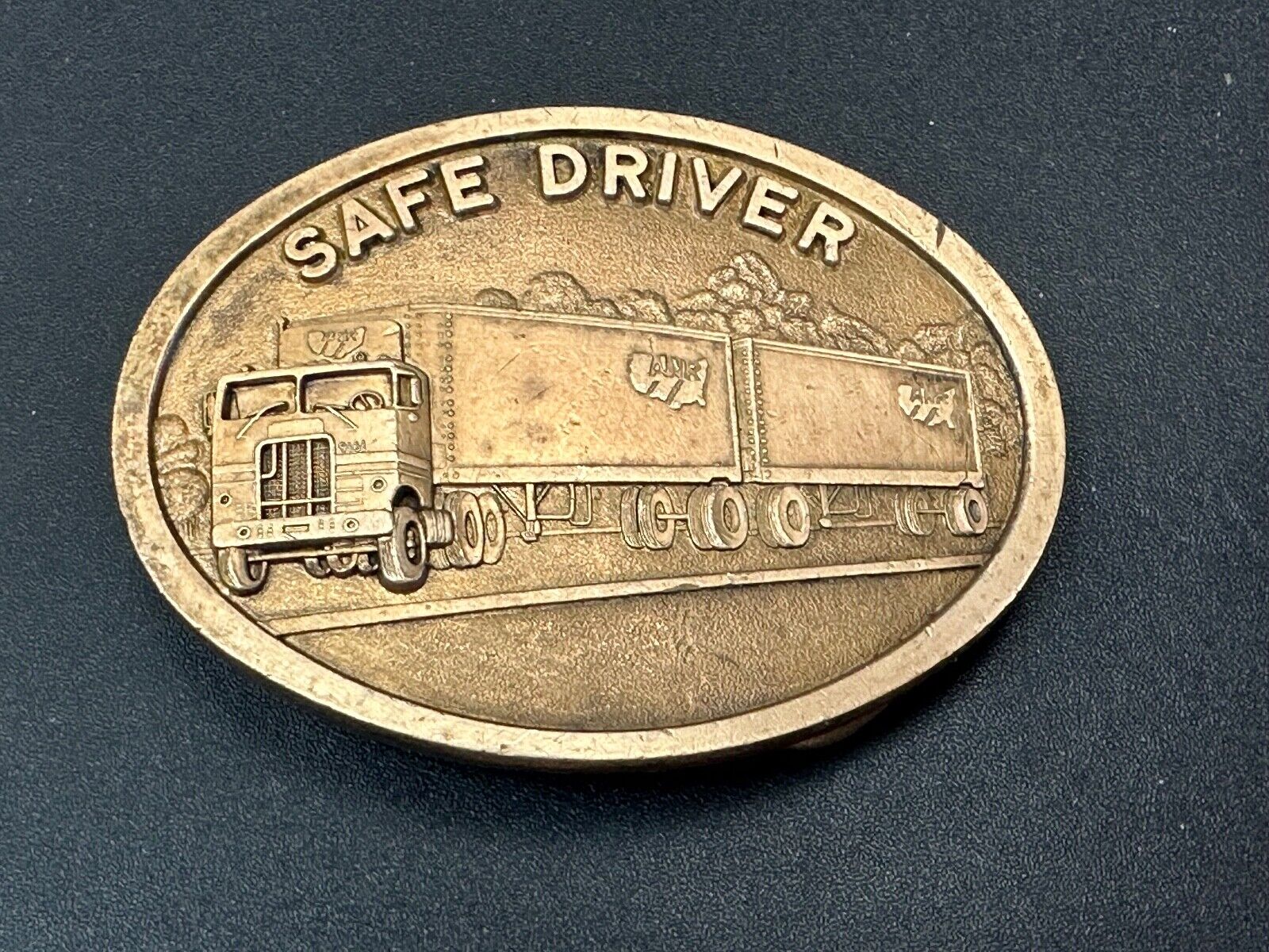 ANR Transportation Co v- Vintage Semi Drivers Safety Award belt buckle
