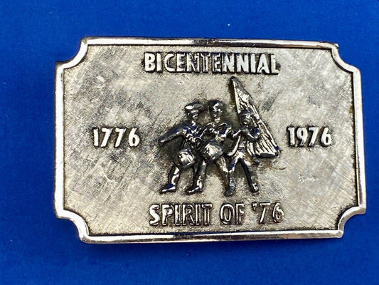 Bicentennial celebration Spirit of 76!   USA patriotic America!  belt buckle