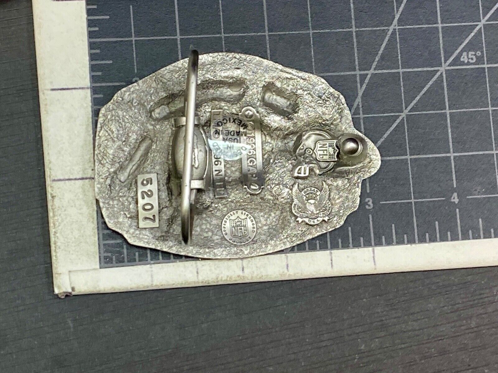 90s Vintage San Francisco 49ers Team of the Decade 1990 Belt Buckle Only 10,000