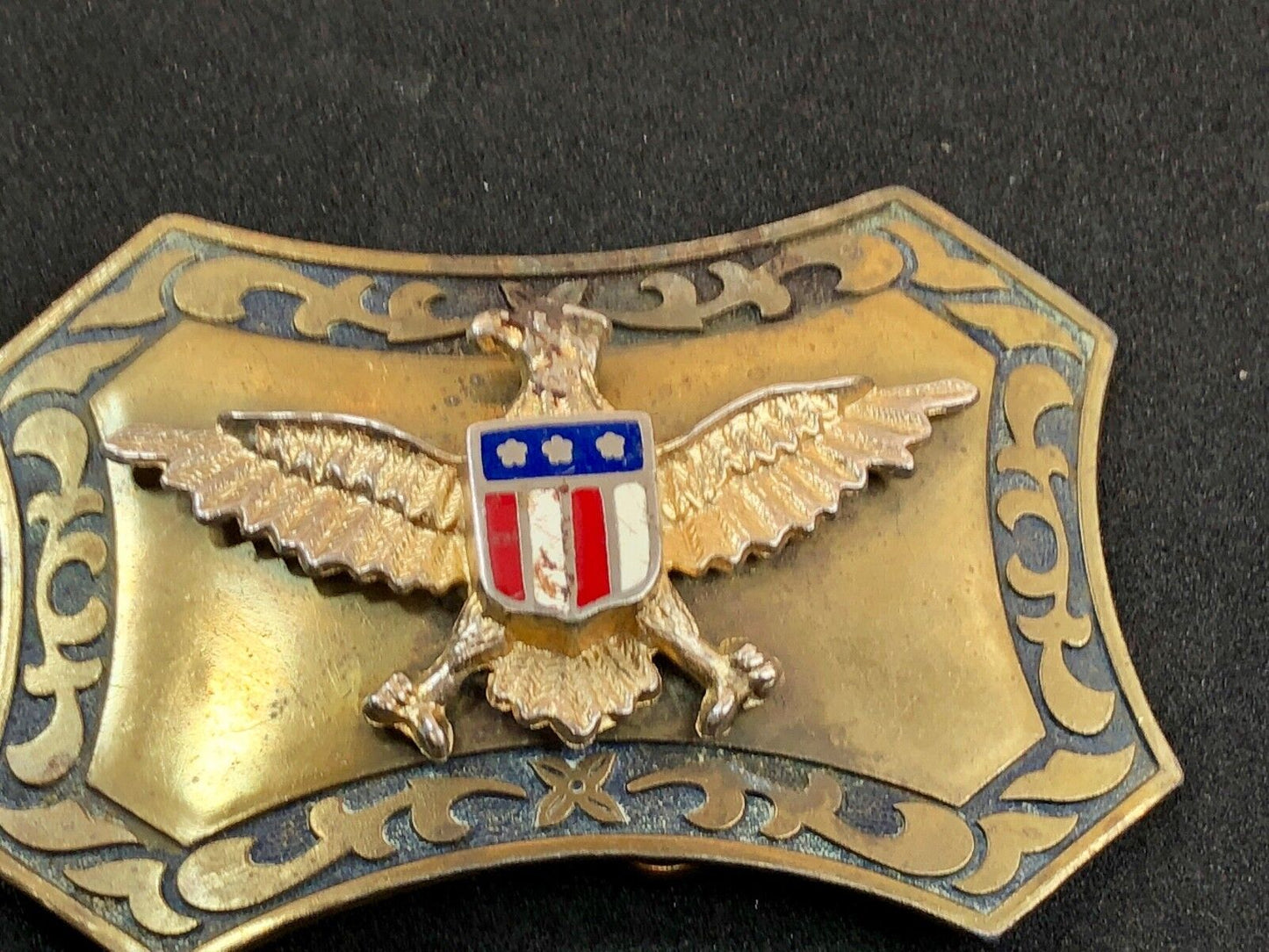 Vintage American Union Army Eagle E Pluribus Unum Vintage Belt Buckle