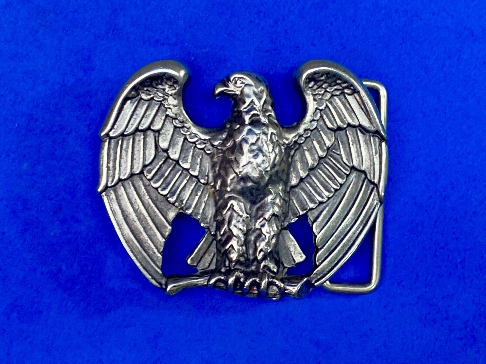 1982 Avon Majestic Patriotic America Eagle - Cut Out Metal Belt Buckle