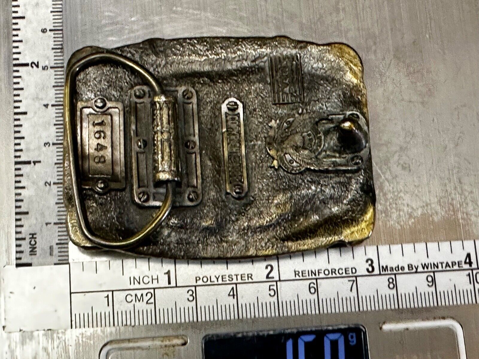 1986 The American Fire Fighter - No Sleep Tonight Vintage Belt Buckle