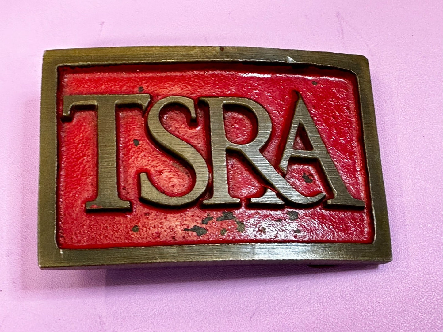 TSRA Texas State Rifle Association Gun Firearm 2nd Amendment Rights Belt Buckle