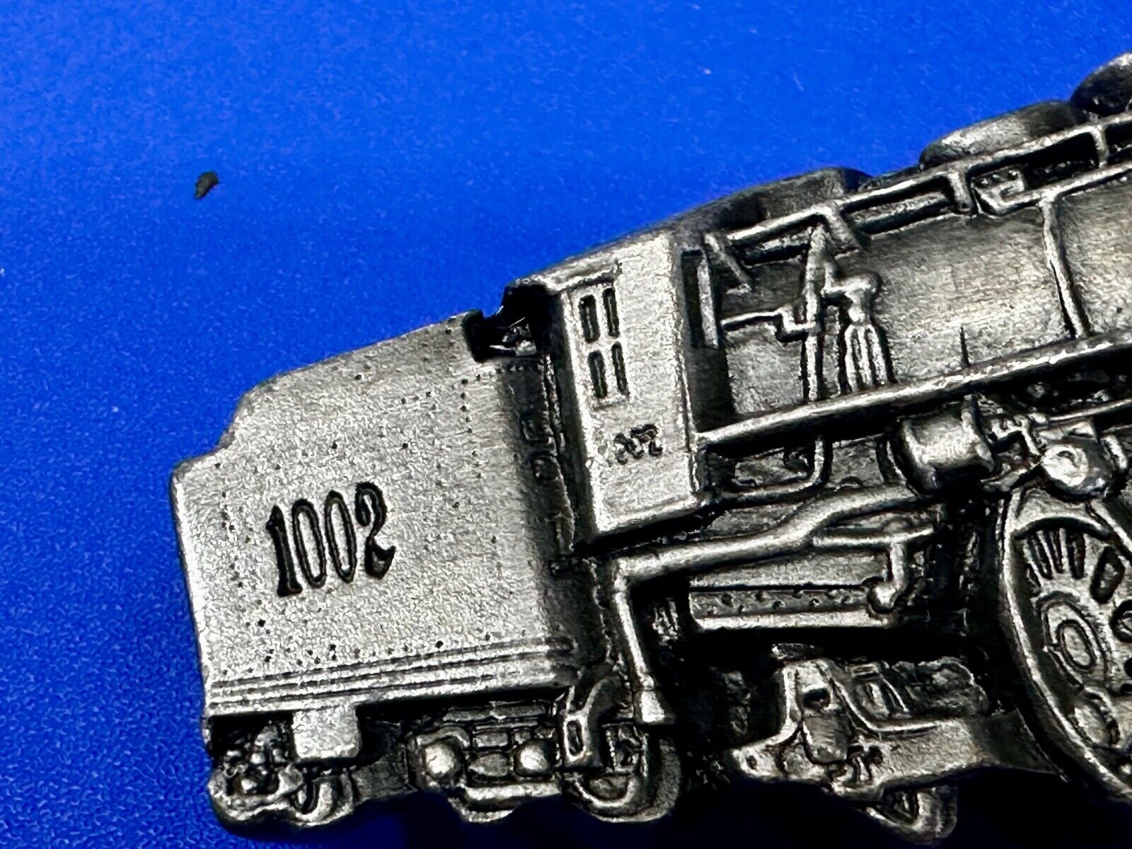 1002 RR Steam Engine Train Rail Road collectable 1978 Bergamot Belt Buckle