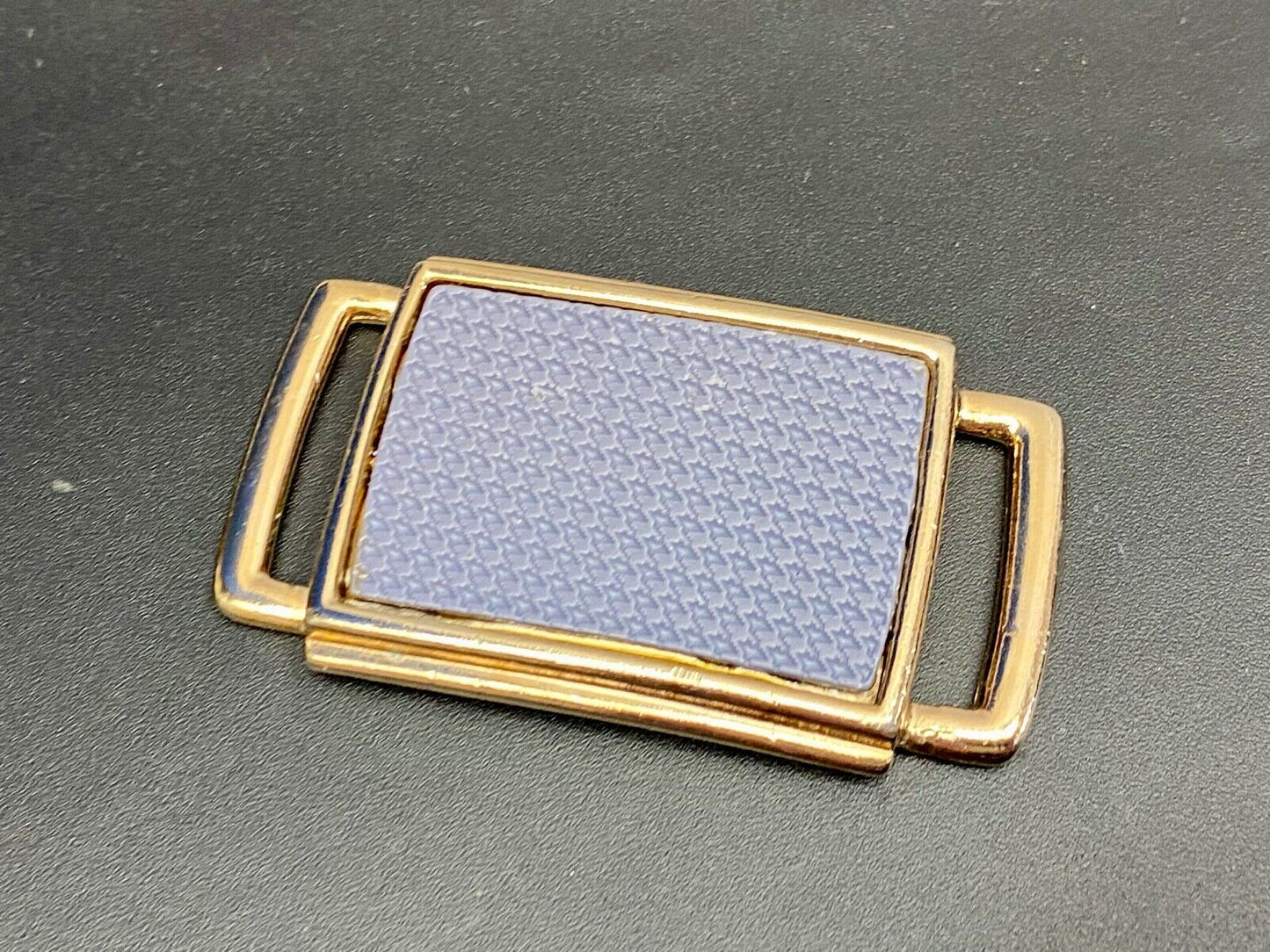 Vintage Gold Tone Dress Belt Buckle With Butterfly Makers Mark 
