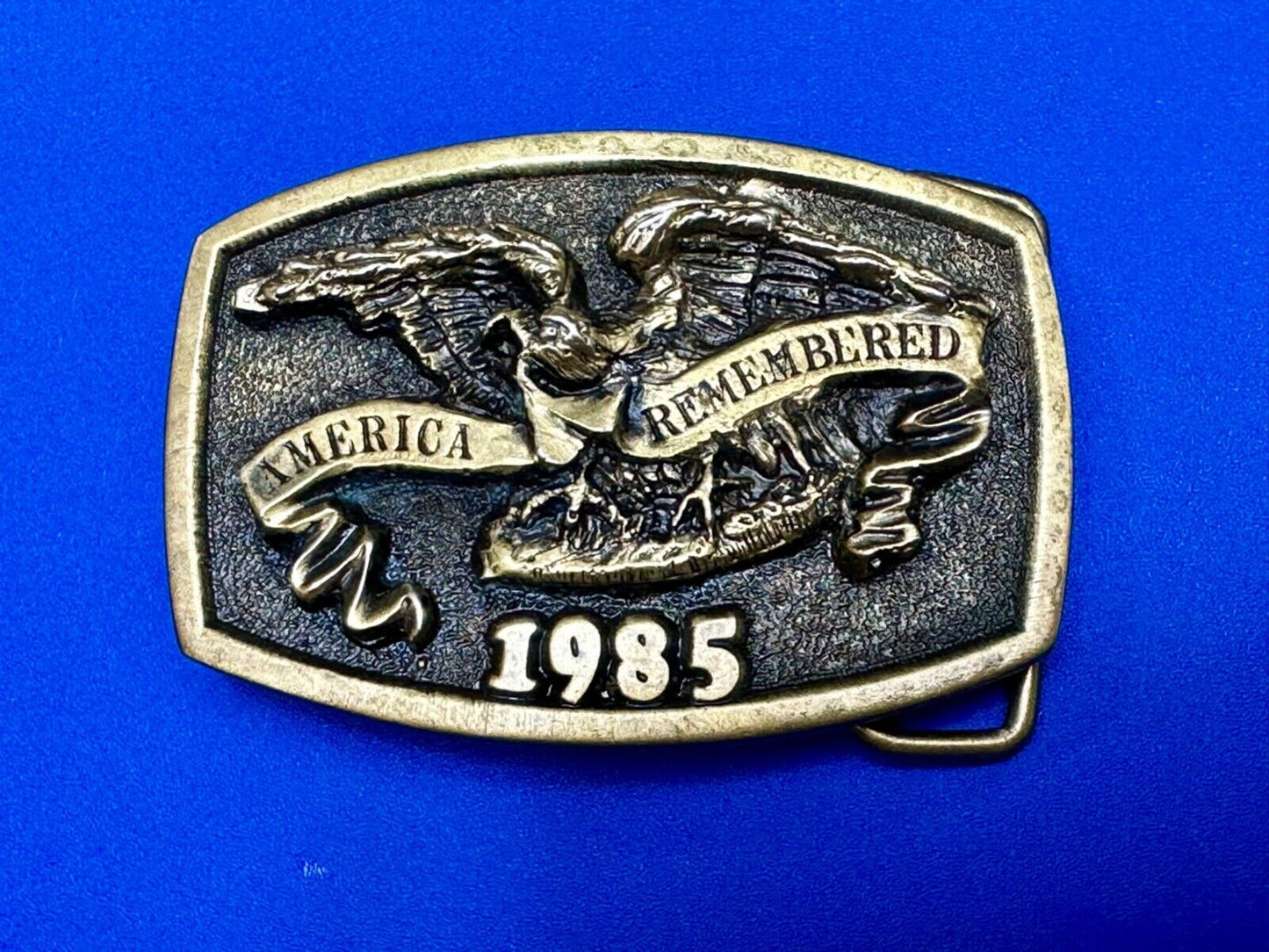 America Remembered - Park CITY  1985 belt buckle by Michael Ricker LIMITED NO 3