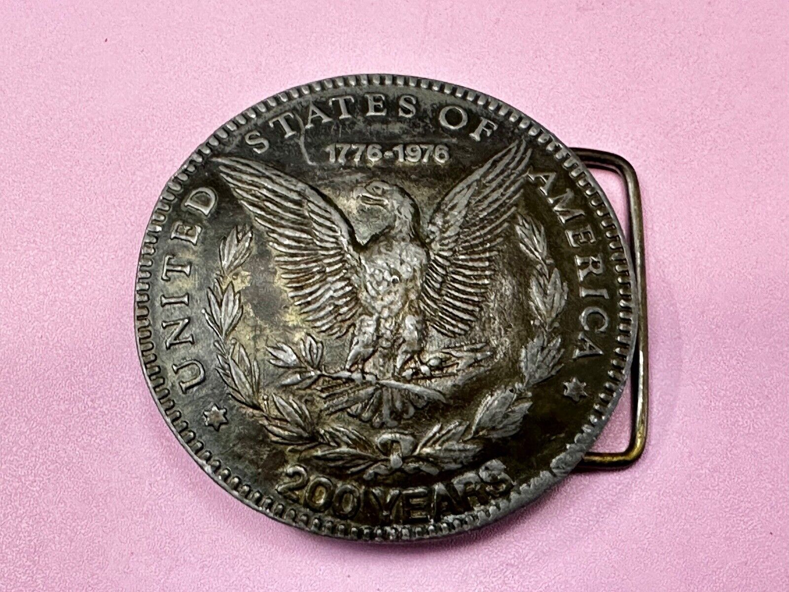 United States of America 200 Years Coin Collectors Belt Buckle 2001