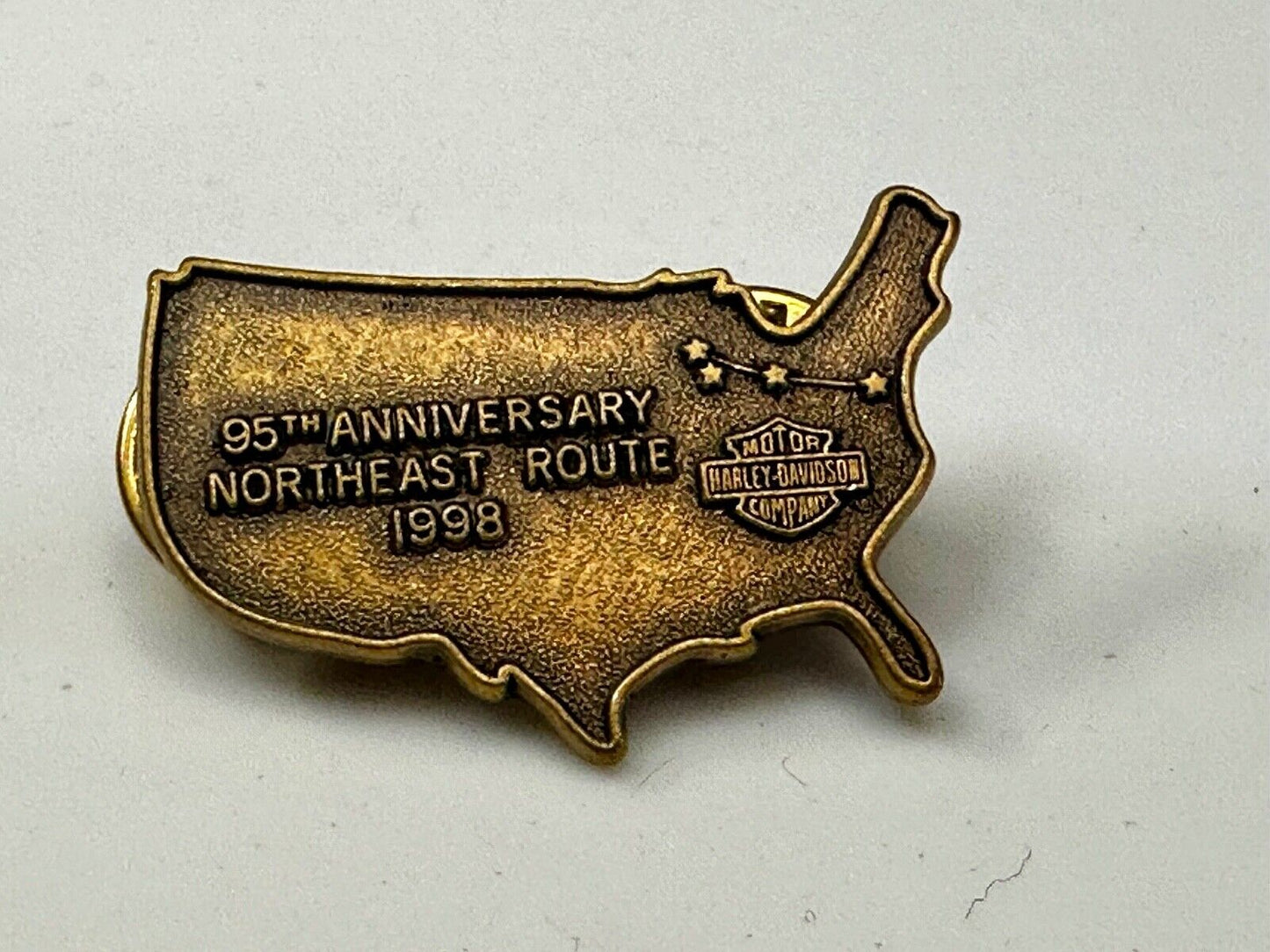 10 Piece LOT! 95th Anniversary Northeast Route 1998 USA Map Harley Davidson Pin