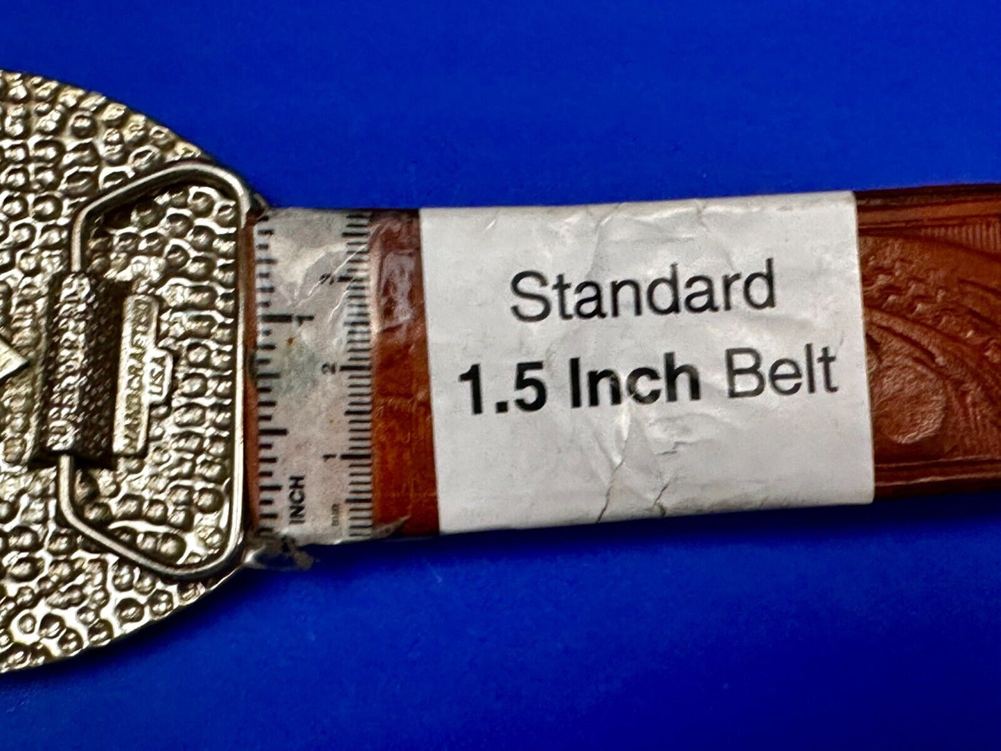 American Bald Eagle Head on DiamondBack Rattler Patriotic Belt Buckle by SSI