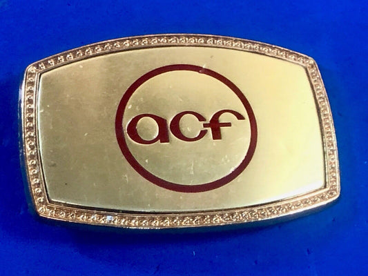 ACF. Association Of Consulting Foresters Vintage Belt Buckle 