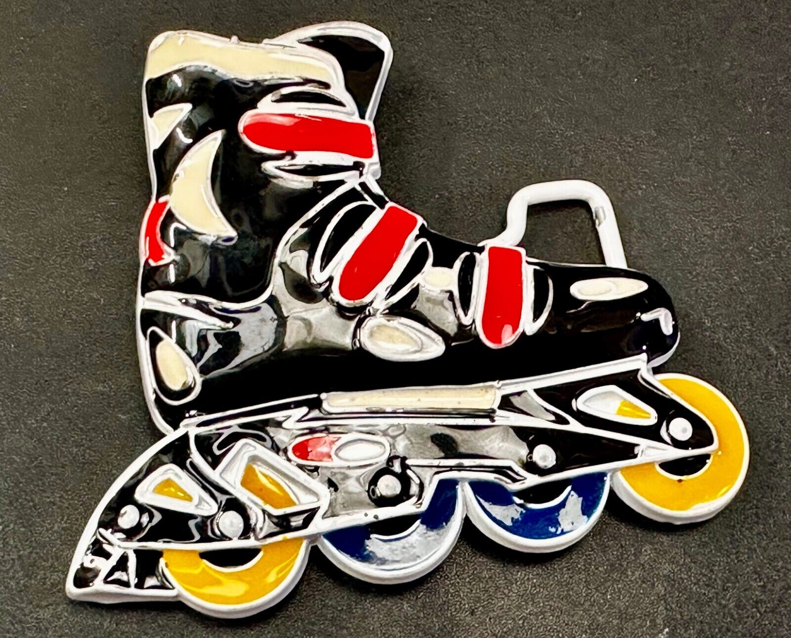 Unique Roller Skate Figural Skating Roller Derby Sports Cutout Belt Buckle