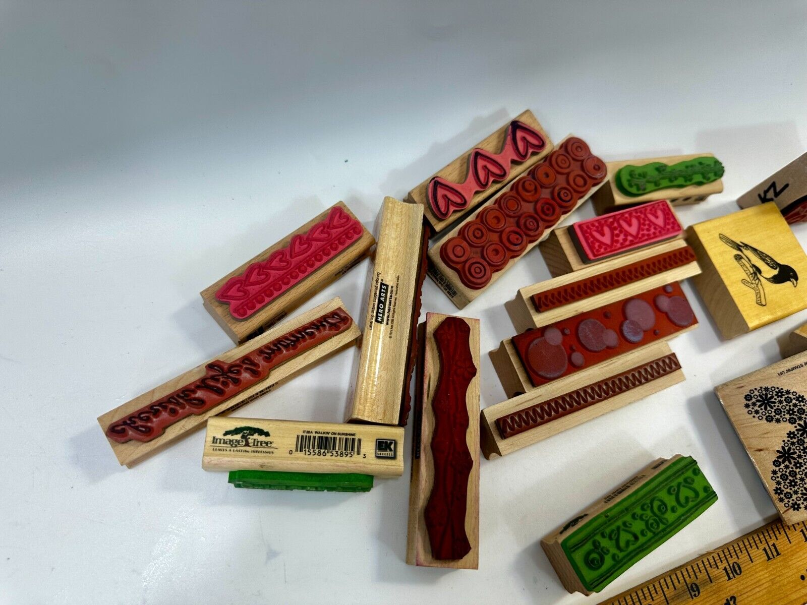 6.5 Pounds of Rubber Stamps HUGE LOT - Mostly NEW! Scrapbook Teachers SCORE!