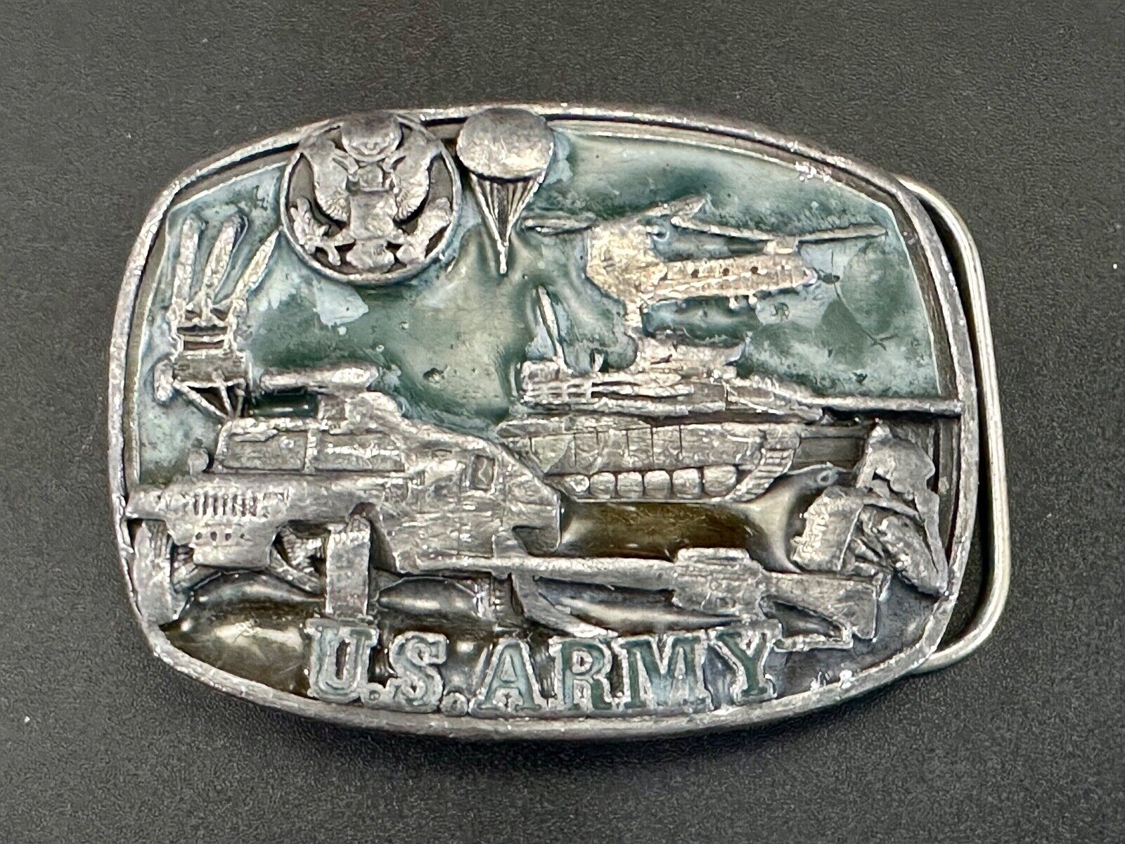 US United States Army No greater Honor than serving 91 Commemorative belt buckle