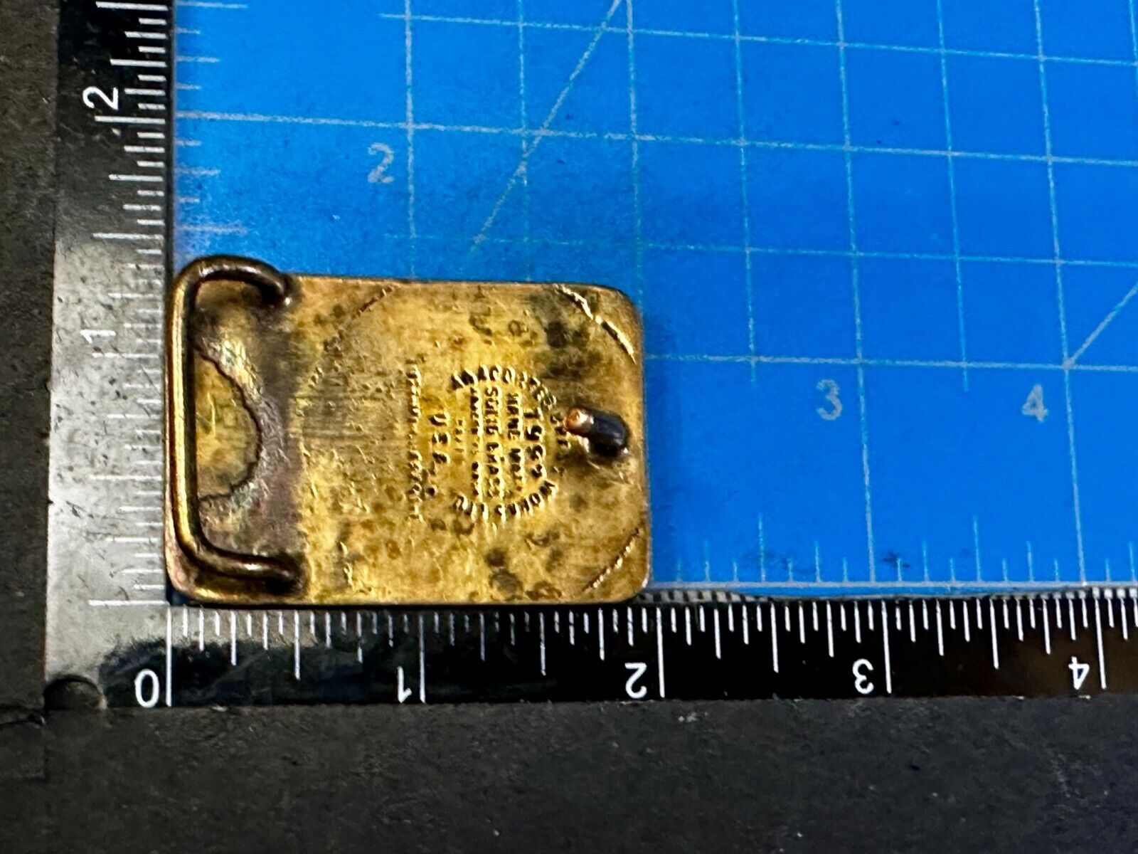 The Washington Water Power Co Spokane Solid Brass 1992 Commemorative Belt Buckle