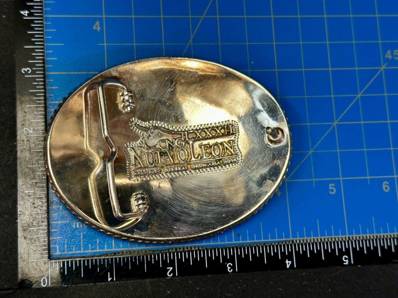 Union Ganadera Regional De Nuevo Leon Expo Series 2018 Trophy Award Belt Buckle
