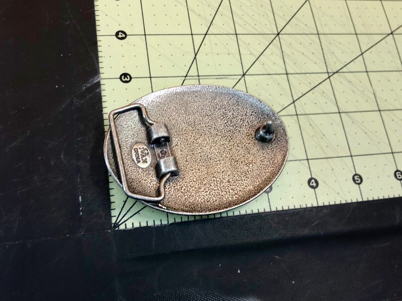Unique IVAN belt buckle - Stone Art Artisan pattern design 