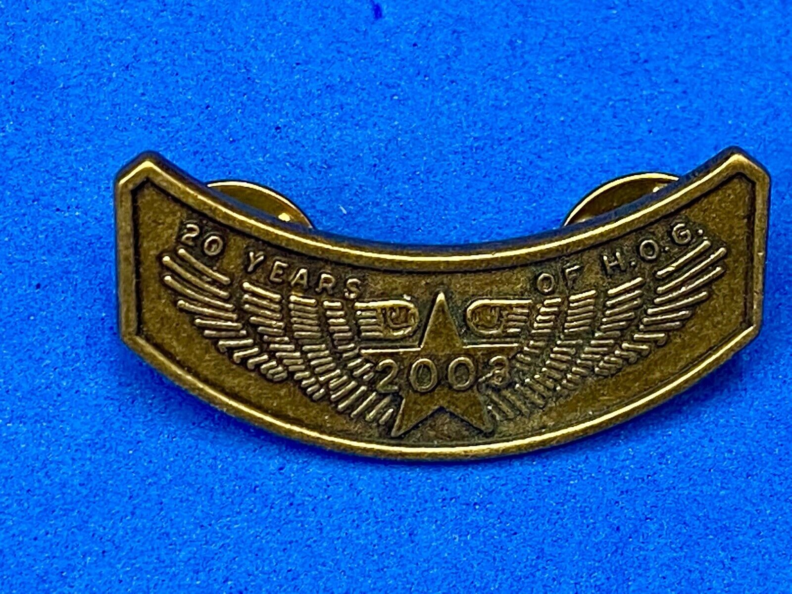 2003, 20 years! Harley Davidson HOG Harley Owners Group Motorcycles Pin 