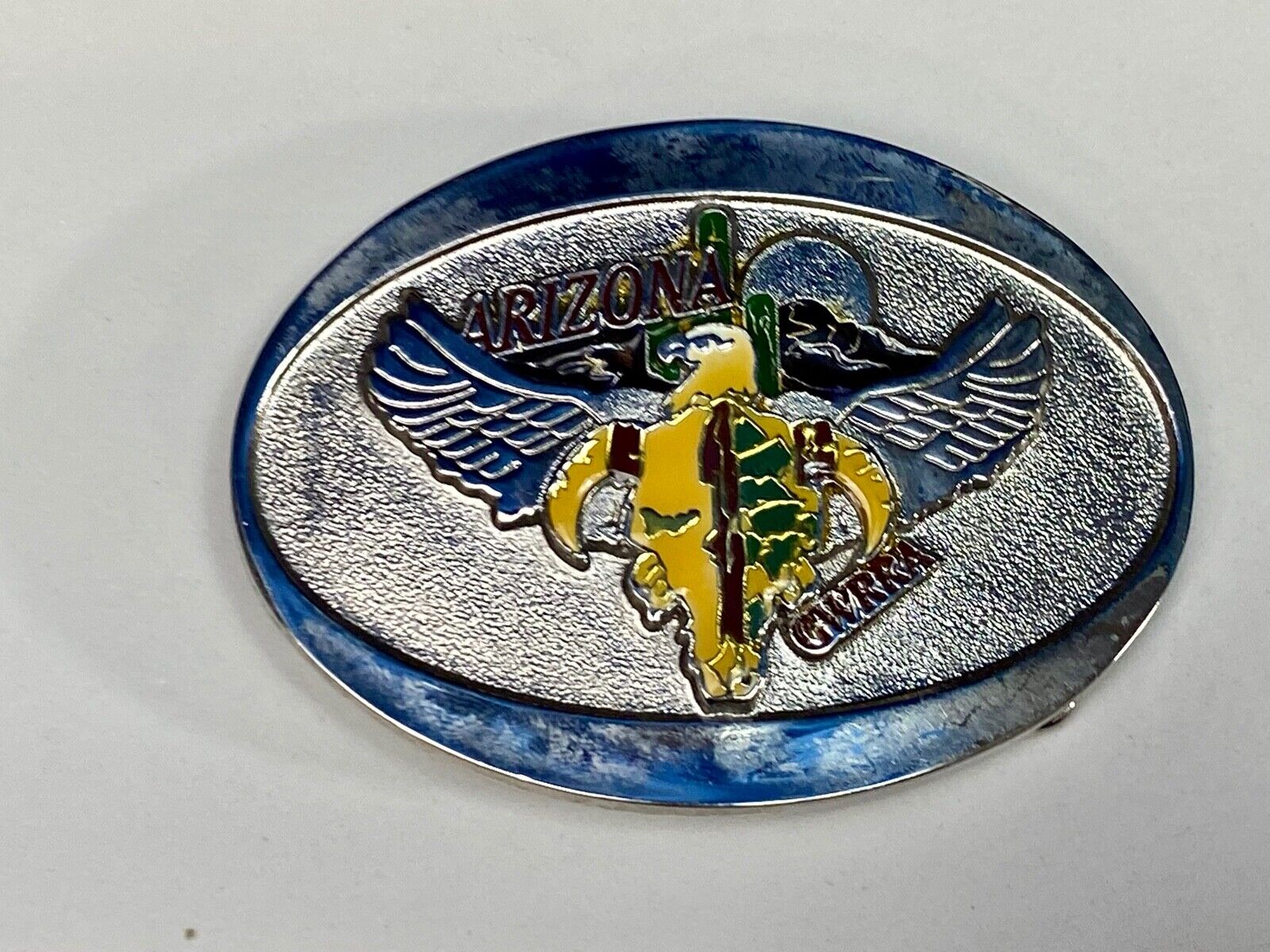 Arizona Cwrra Honda Motorcycles Gold Wing Road Riders Belt Buckle 
