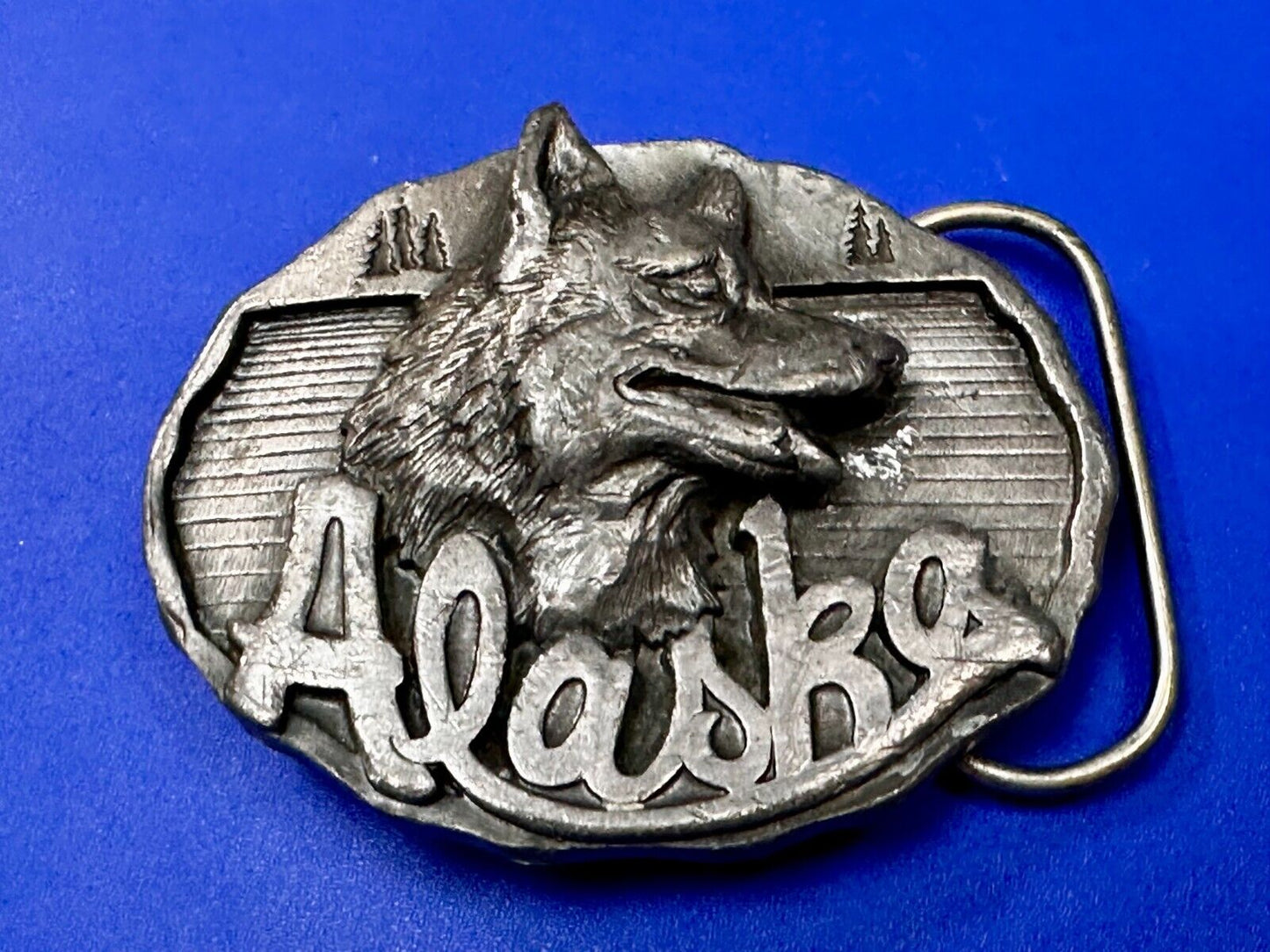 Alaskan Siberian Husky sled dog Commemorative 1987 Belt Buckle by J&H Sales