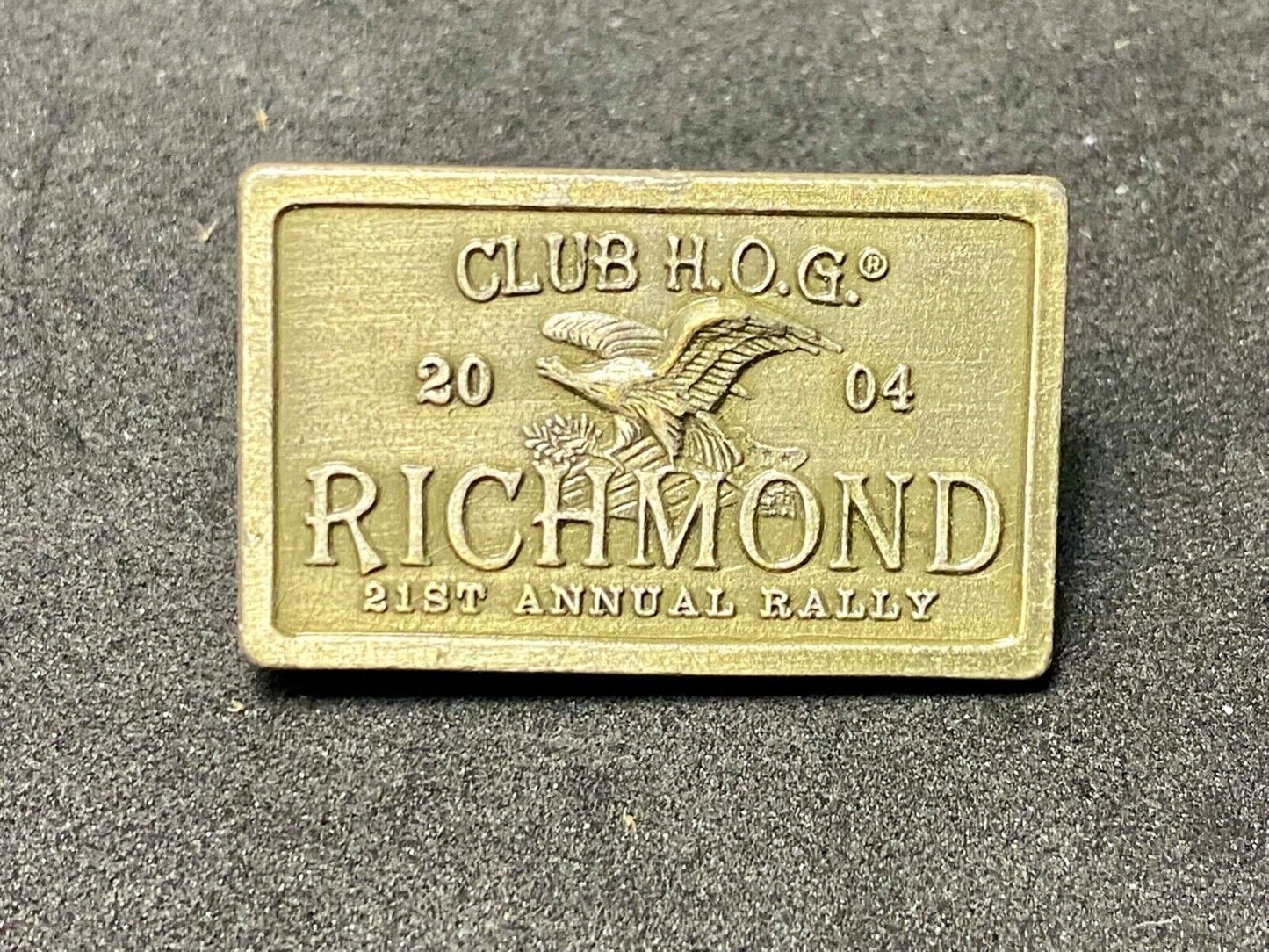 2004 Richmond Virginia Harley Davidson HOG Annual Rally Motorcycle Pin
