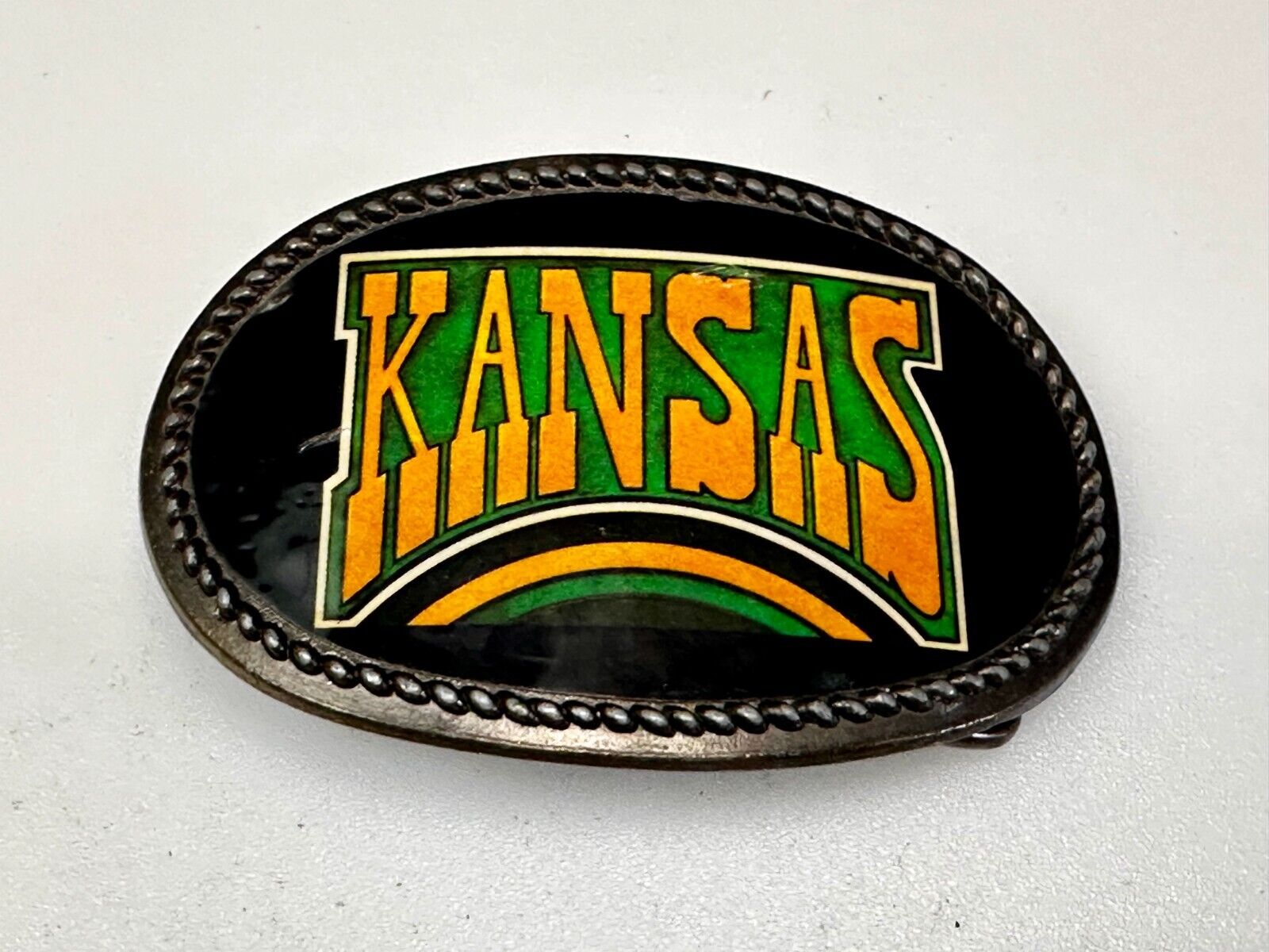 KANSAS Band Iconic Rock Music Themed Collectors Belt Buckle by Midwestern