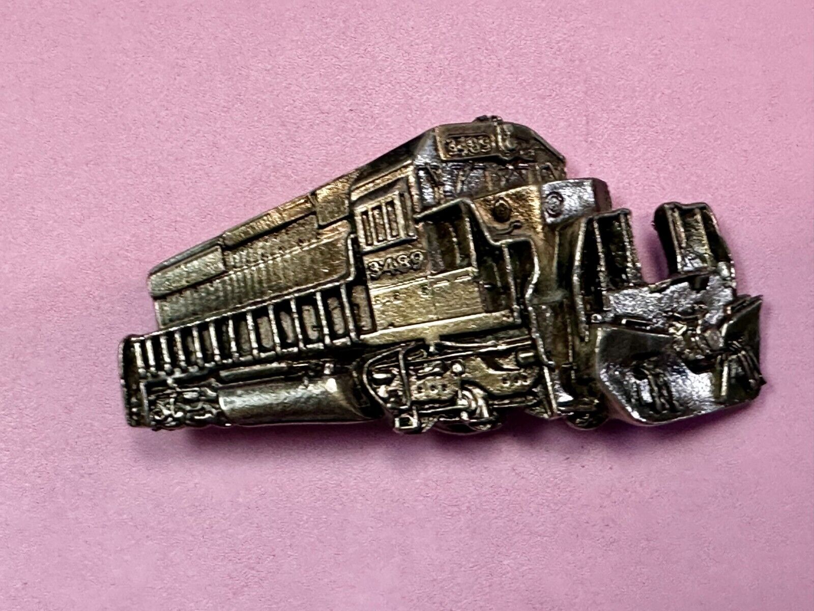 3489  Train Locomotive RailRoad Vintage 1980 - The Great American Belt Buckle Co