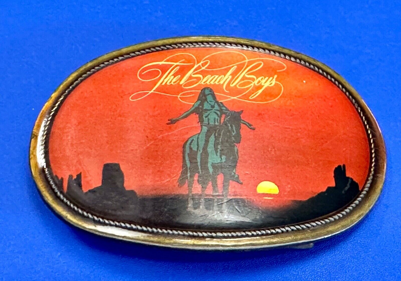 The Beach Boys, Endless Summer RARE Band Music Vintage 1976 Pacifica belt buckle
