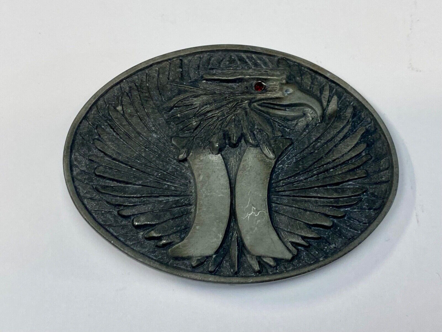 VERY COOL **HURLEY SKATEBOARDS** ACTION SPORTS Eagle RED EYE FASHION BELT BUCKLE