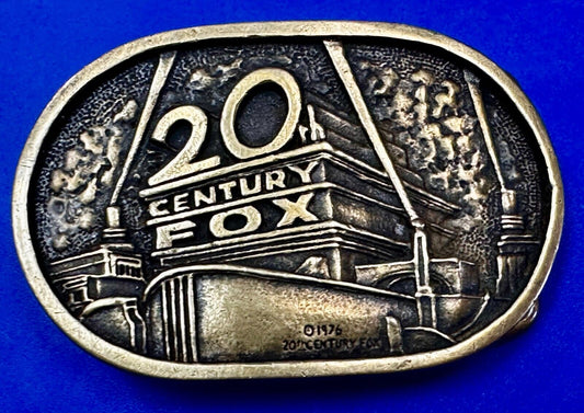 20th Century Fox Logo Movie Studio Music Entertainment Co BTS Brass Belt Buckle