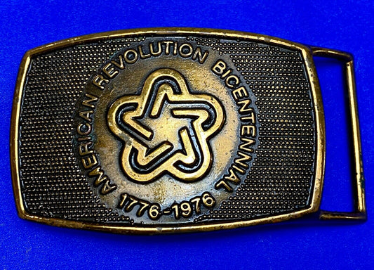 American Revolution bicentennial  Patriotic United States belt buckle by LEE