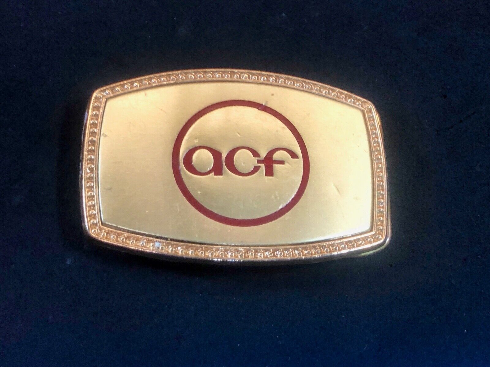 ACF. Association Of Consulting Foresters Vintage Belt Buckle 
