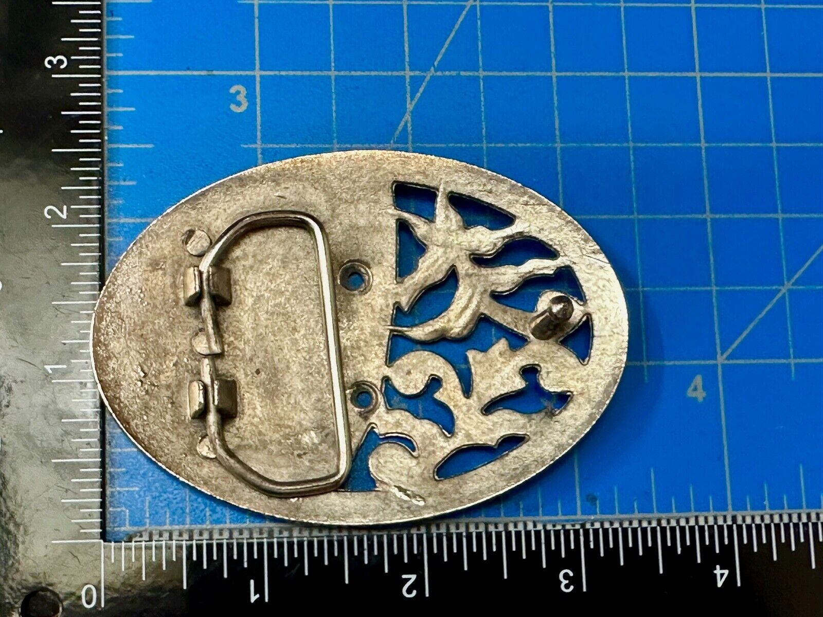 unique western flower swirl belt buckle for centerpiece project or to wear