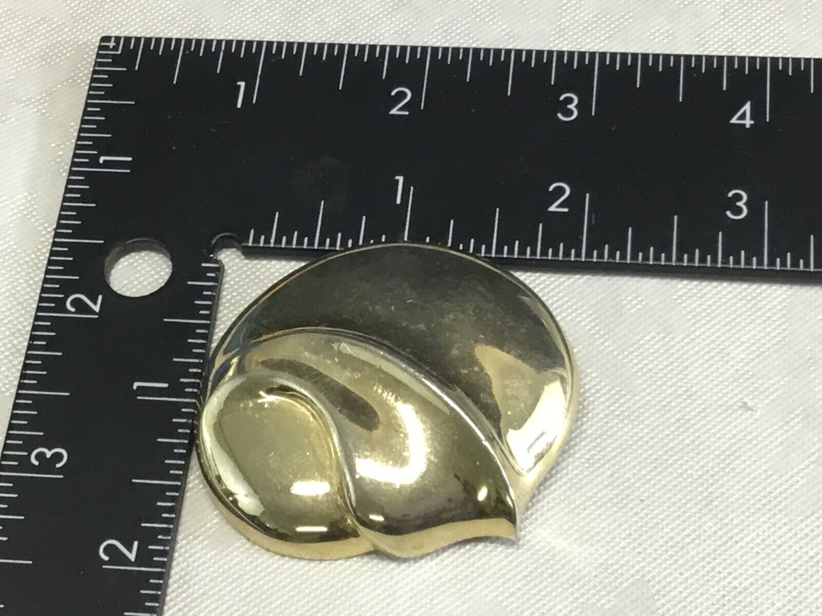 Vintage  Mjent M Jent gold tone pin brooch