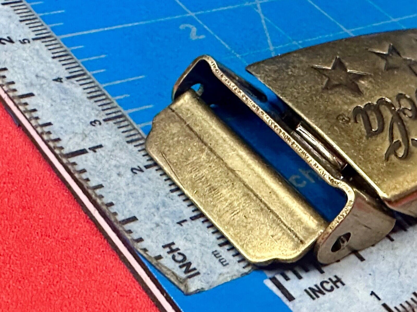Three Stars - COCA-COLA SODA POP COLLECTORS VINTAGE BRASS TONE BELT BUCKLE