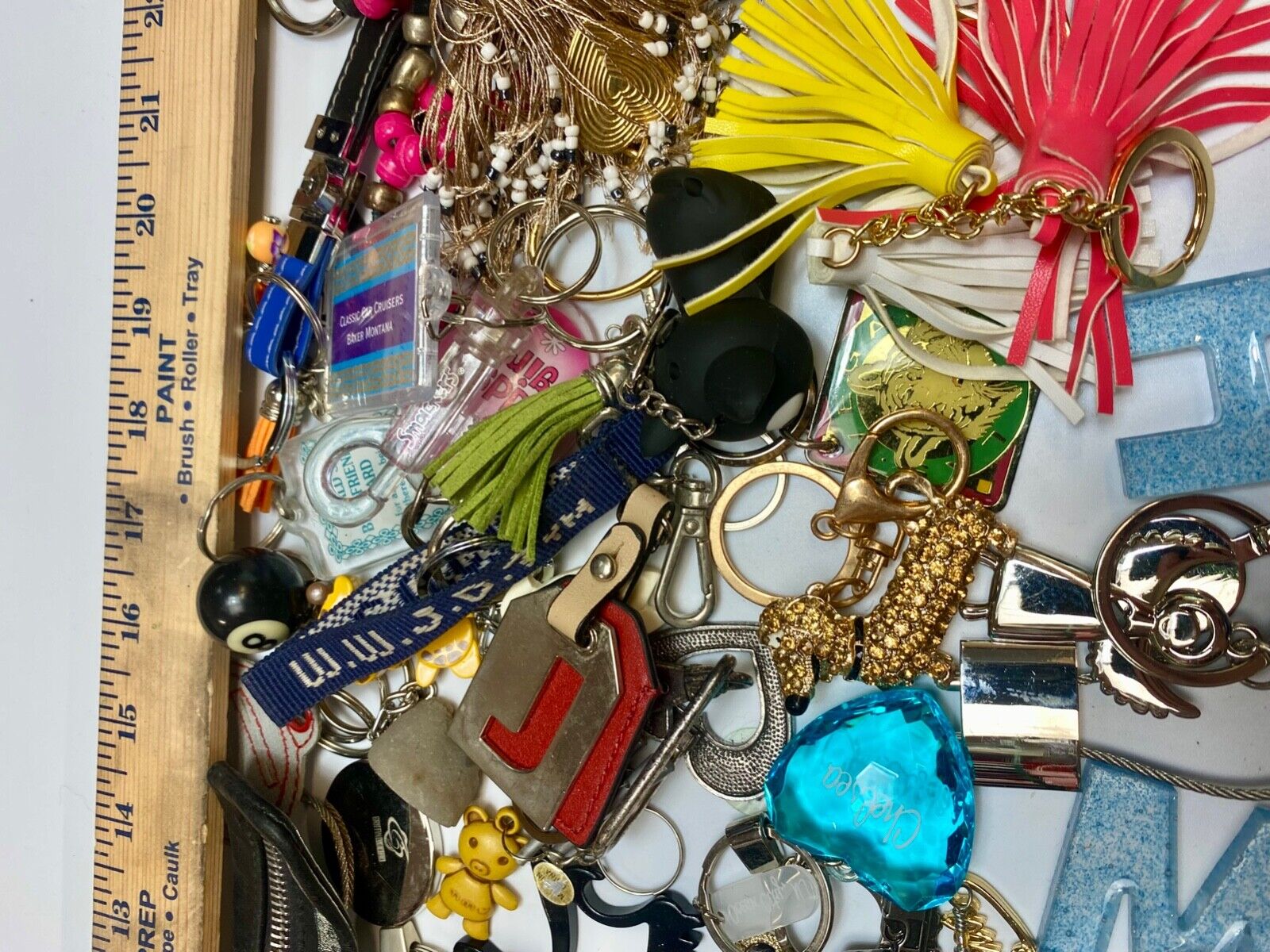 36 Oz Mixed Keychains Resale Bulk Lot, Junk Drawer Grab Bag - Perfect Gifts!