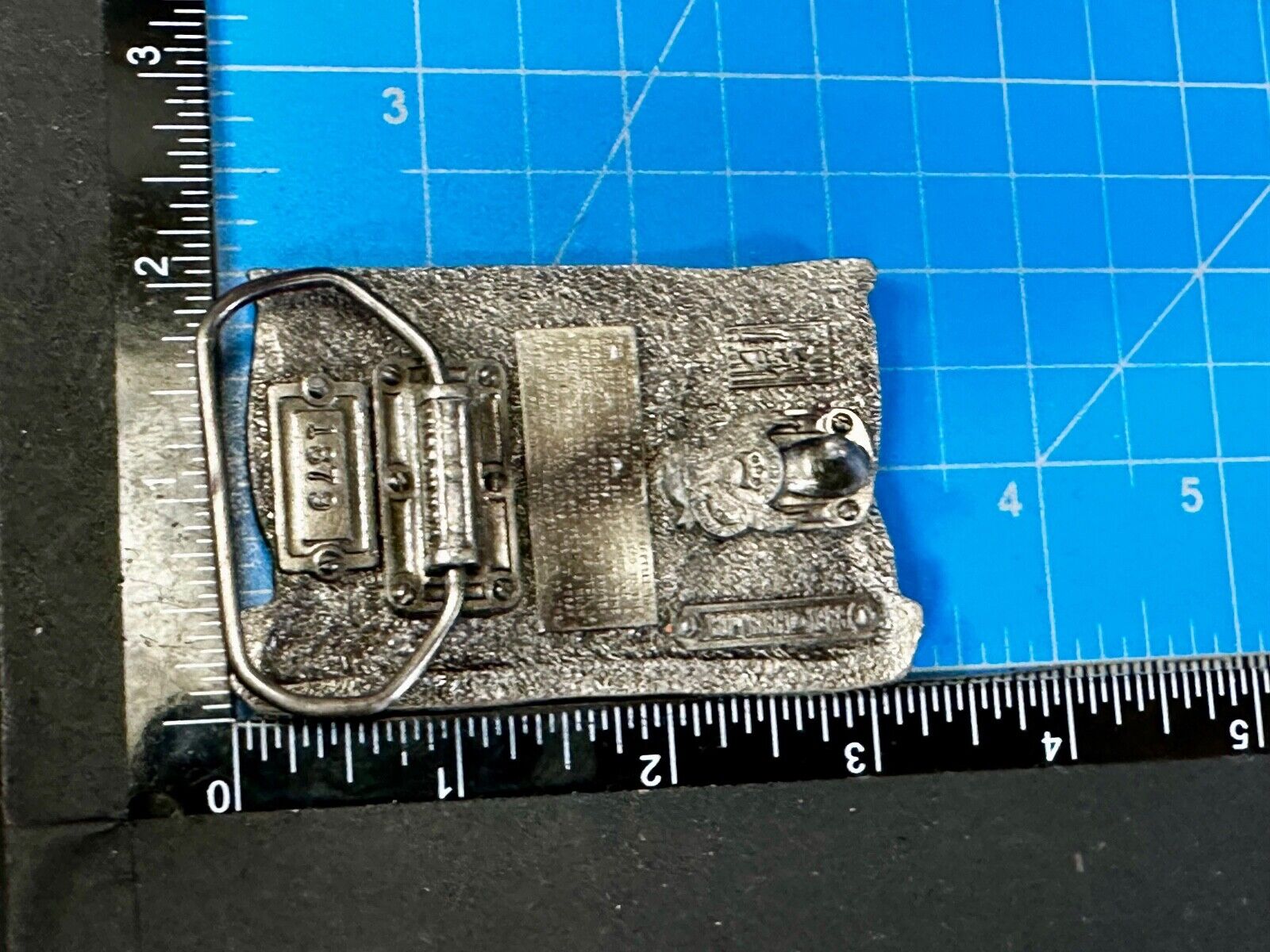 Alligator Crocodile Reptile Wildlife VTG 1988 Belt Buckle The Great American Co.
