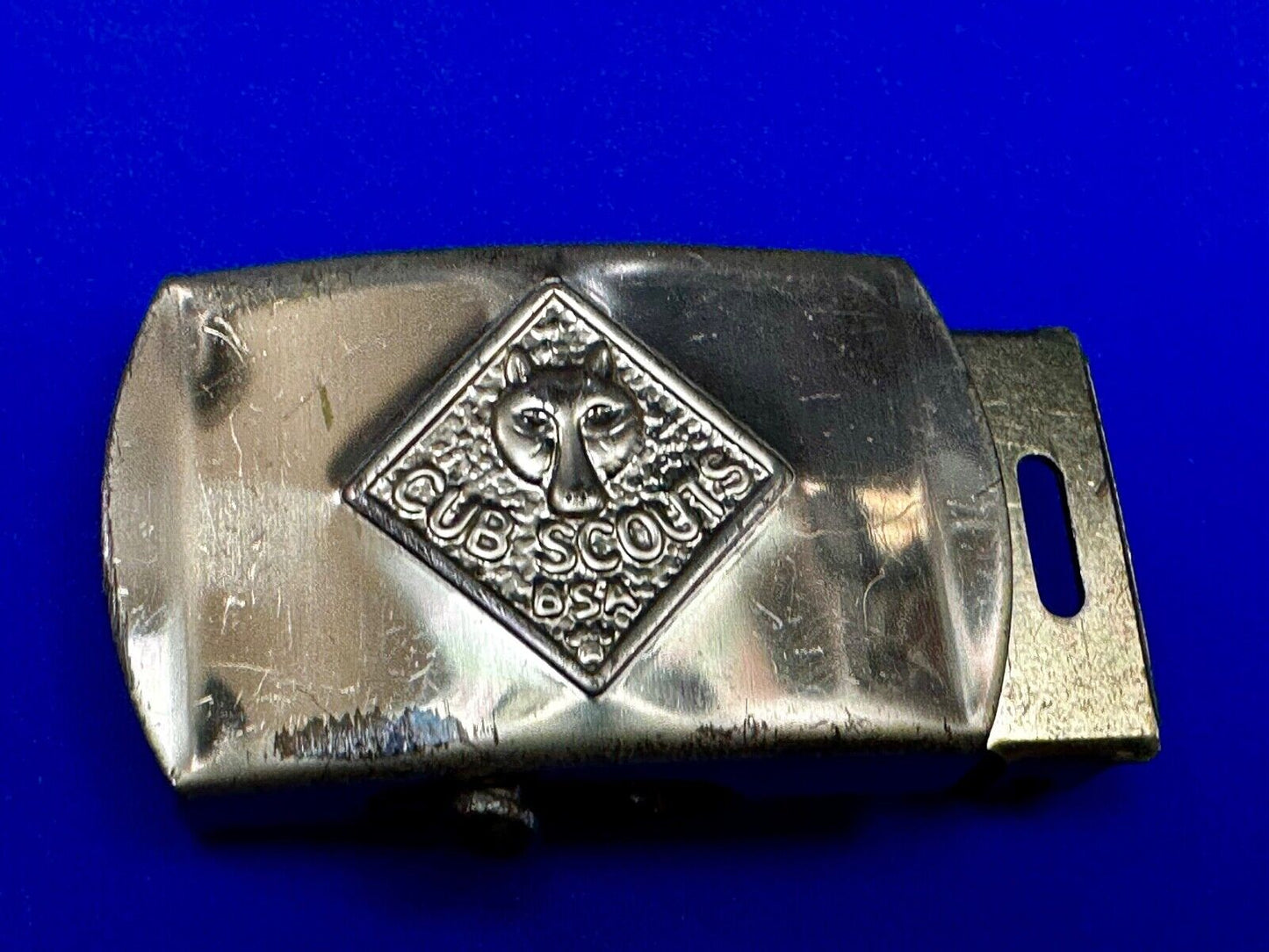 Vintage Cub Scouts Vintage Wolf BSA Solid Brass Replacement Uniform Belt Buckle