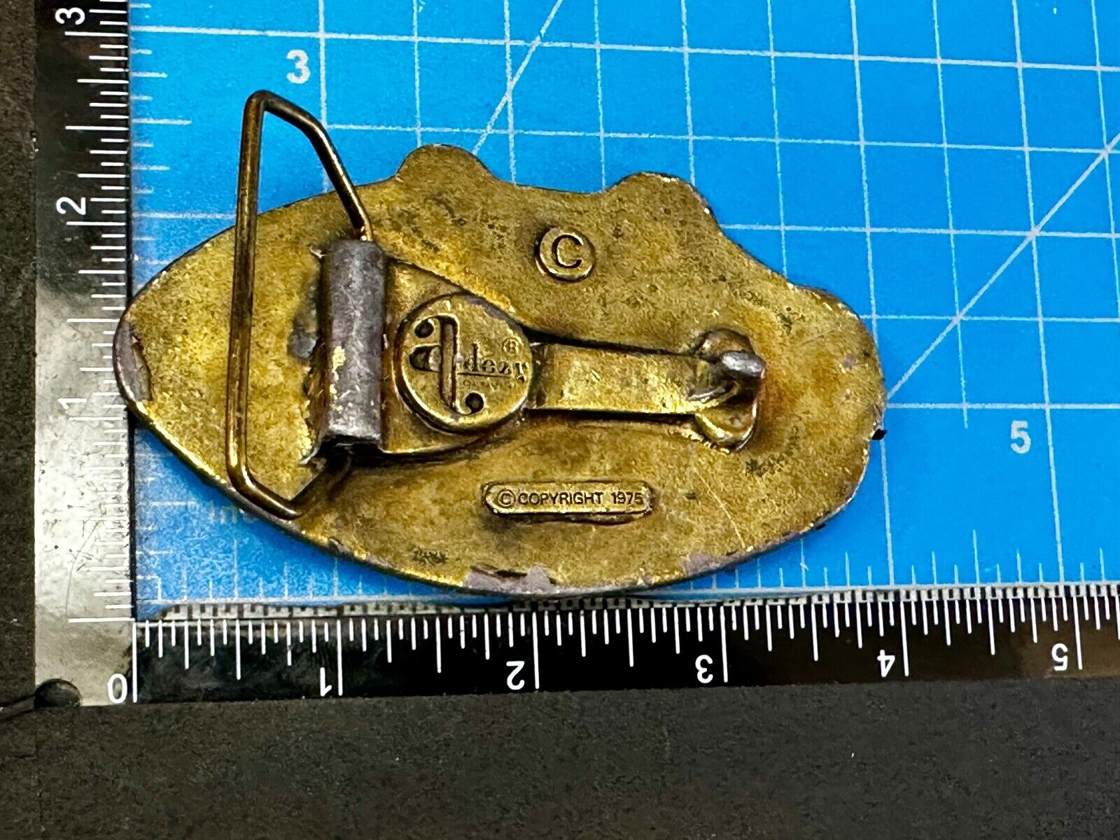 Vintage Big Sky Country Montana Belt Buckle Capitol! Vintage Adezy Denver