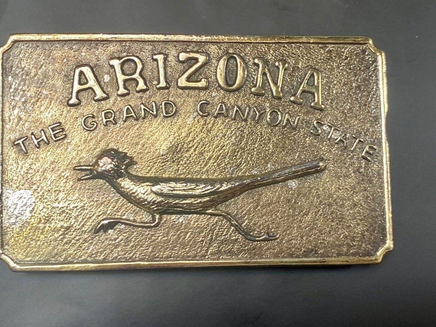Arizona - Roadrunner, The Grand Canyon State belt buckle