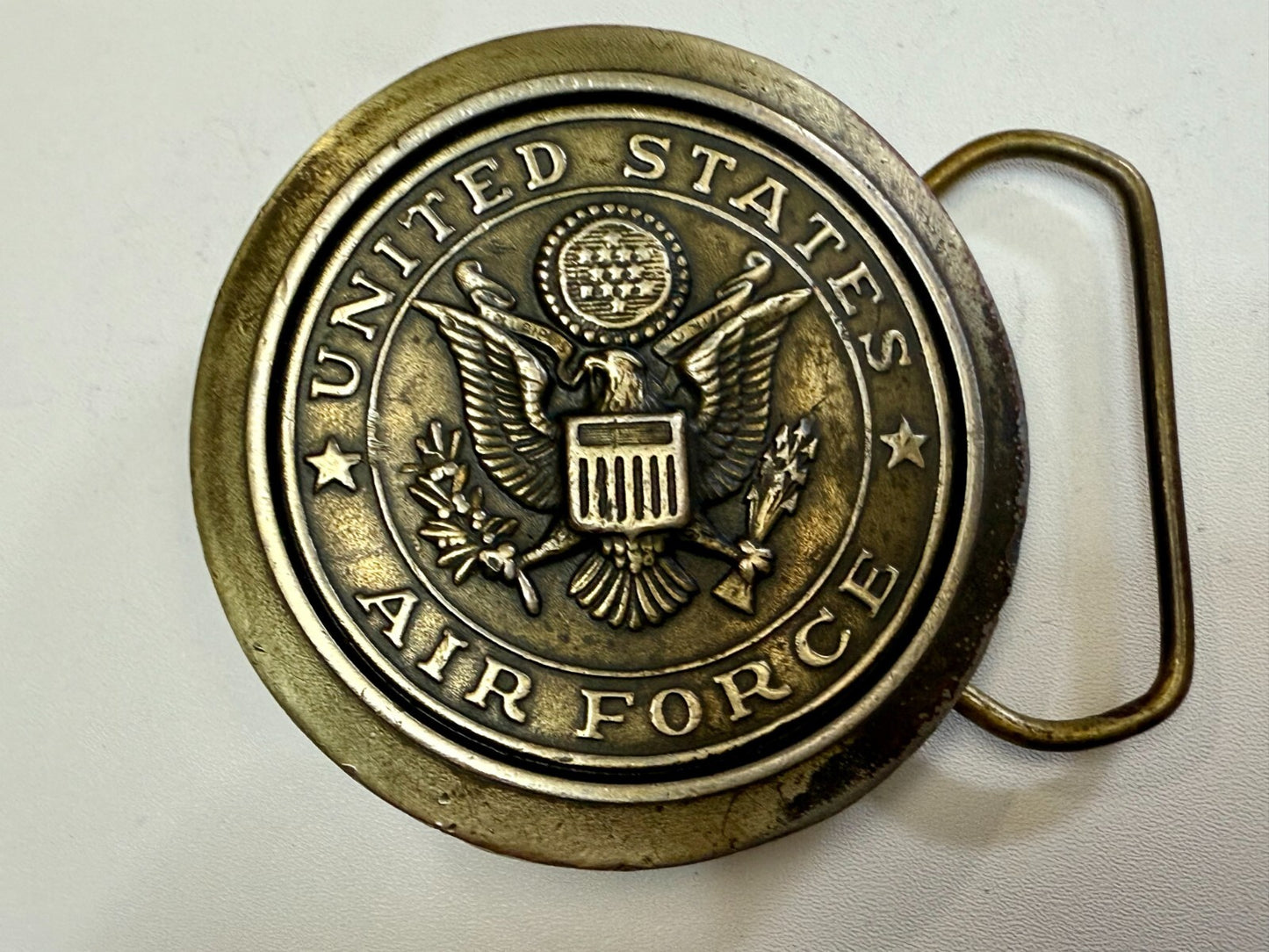United States Air Force Vintage 1977 Limited Edition Great American Belt Buckle