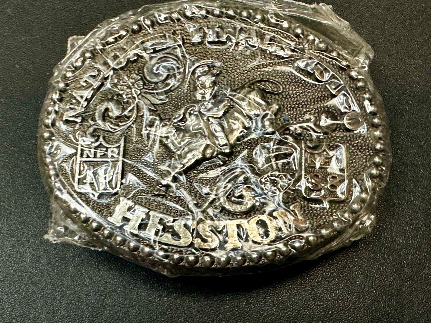 1988 NOS Youth Size NFR National Finals Rodeo Cowboy Collectors Kids Belt Buckle