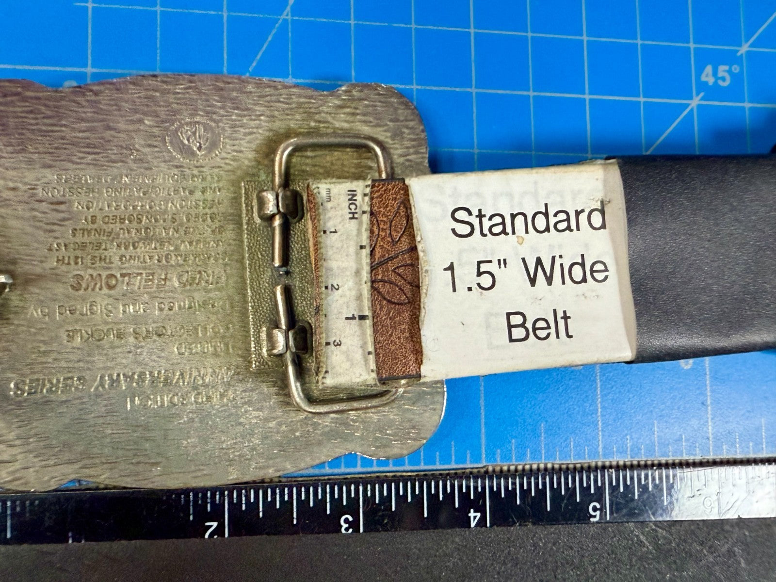 1985 Hesston NFR National Finals Rodeo Calf Roping 3rd Edition Belt Buckle