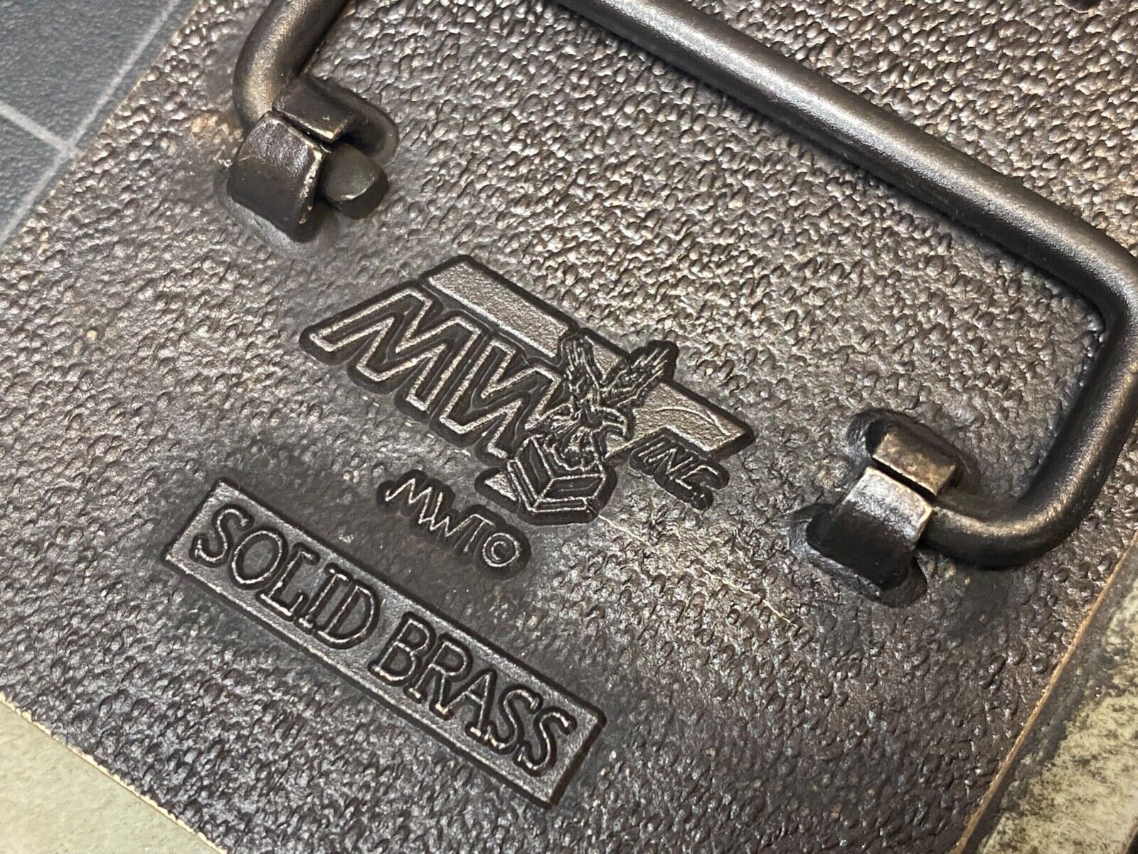1989 Olympics Festival Commemorative Solid Brass Belt Buckle By Mwt