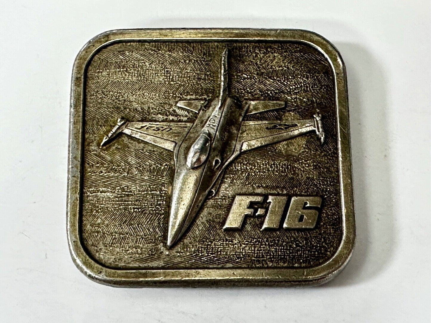 USAF F-16 Fighter Jet Air Force VTG 1977 Belt Buckle by The Buckle Connection