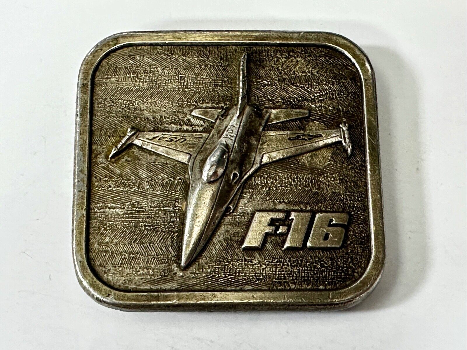USAF F-16 Fighter Jet Air Force VTG 1977 Belt Buckle by The Buckle Connection