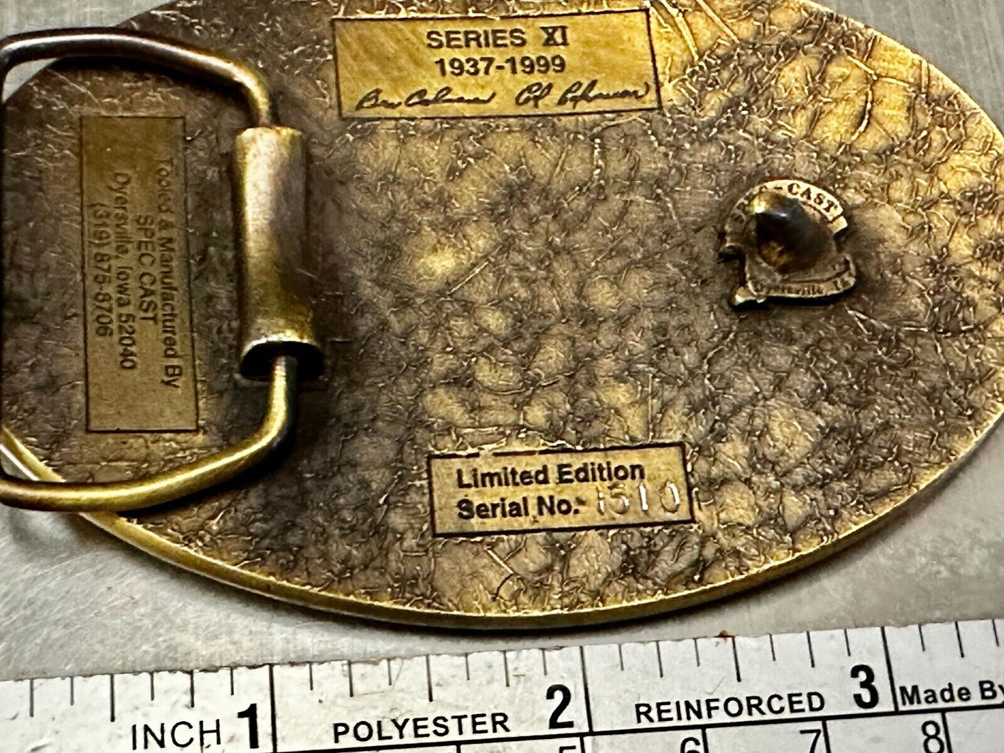63 years TISCO Tractor Implement Supply company Vintage Belt Buckle by Speccast